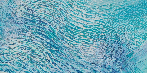 Water 3 by Anne Blenker | Acrylic and Gel Medium on Canvas Water 3